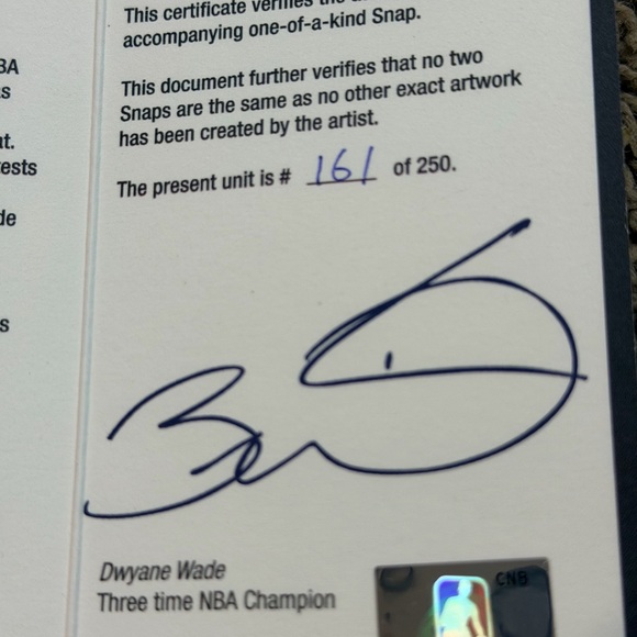 NBA SNAPS Limited Edition Miami Heat D Wade SnapBack Hat Strap Accessory NIP - Picture 6 of 6